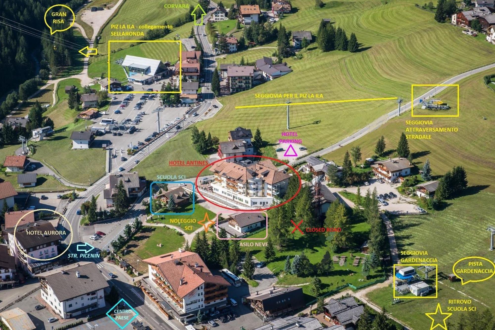 Hotel Antines La Villa (Trentino Alto Adige) Exterior foto